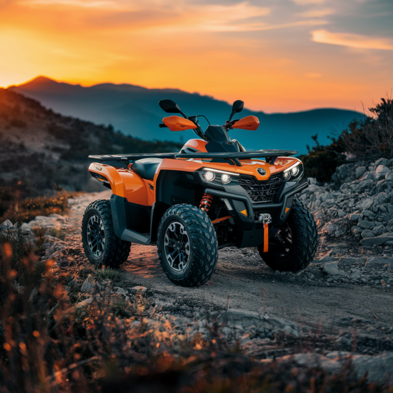 Quadriciclo Laranja 3